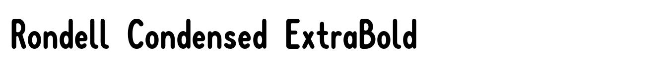 Rondell Condensed ExtraBold image